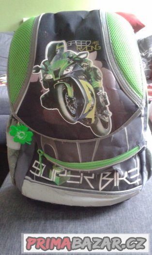 Anatomický batoh PLUS Junior motorka