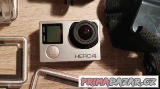 GoPro HERO4 Silver Edition v perfektním stavu + 32 gb karta