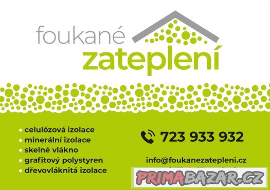 www.foukanezatepleni.cz - celulózová a minerální izolace