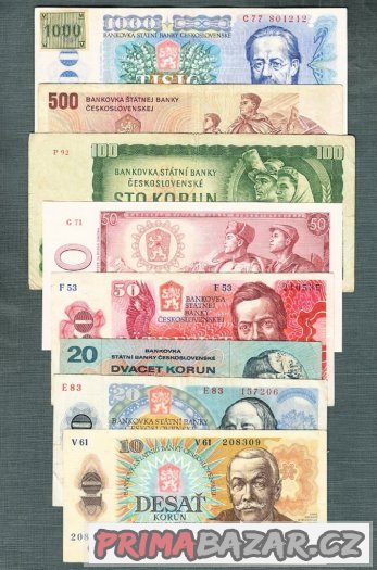 stare-bankovky-sestava-1961-1988-8-kusu