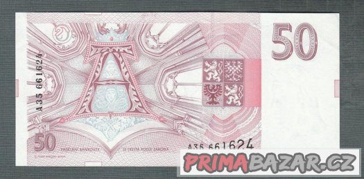 Staré bankovky - 50 kč 1993 VZÁCNÁ serie A