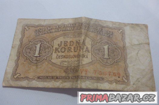 bankovka-1-koruna-cena-800-korun