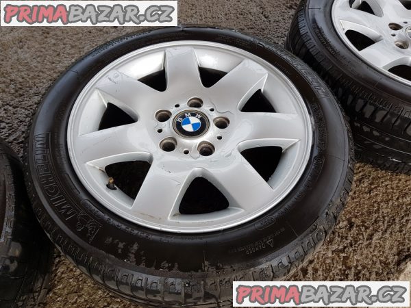 sada alu kola BMW germany s pneu letni michelin 5x120 7jx16 is47 195/55 r16 8