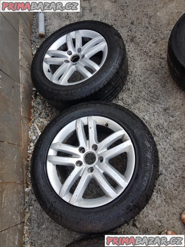 alu kola s pneu Audi 5x130 4L0601025B 8.5jx18 et58