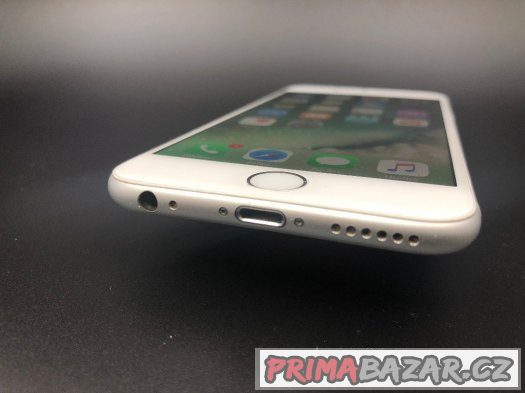 iPhone 6 16GB stříbrný -záruka - TOP stav