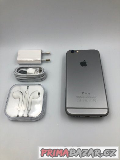 iPhone 6 16GB černý - záruka - TOP stav