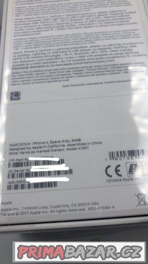 iPhone X 64GB silver - Nerozbalený nový kus