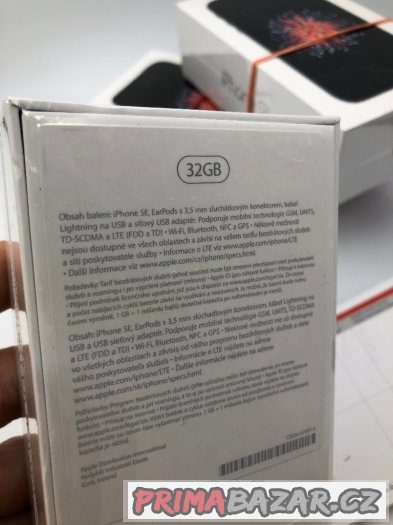 iPhone SE 32GB Nový kus - CZ 2r záruka