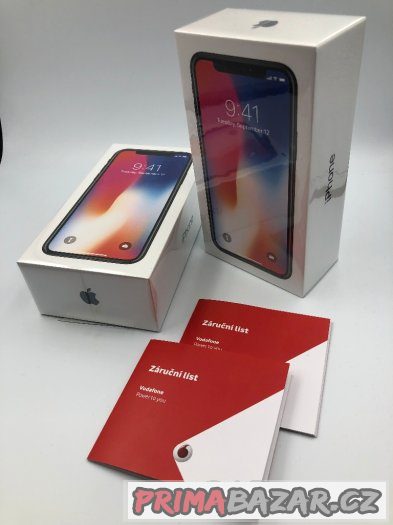 iPhone X 256GB černý - nový - Vodafone 2r záruky