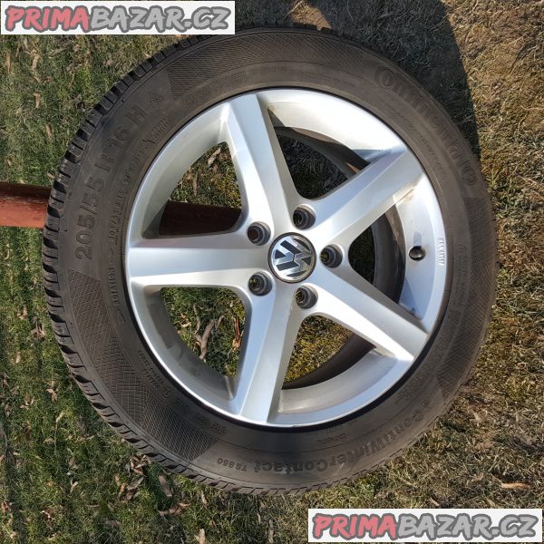 Zimní sada Alu Kola 5x112 205/55 R16 Volkswagen