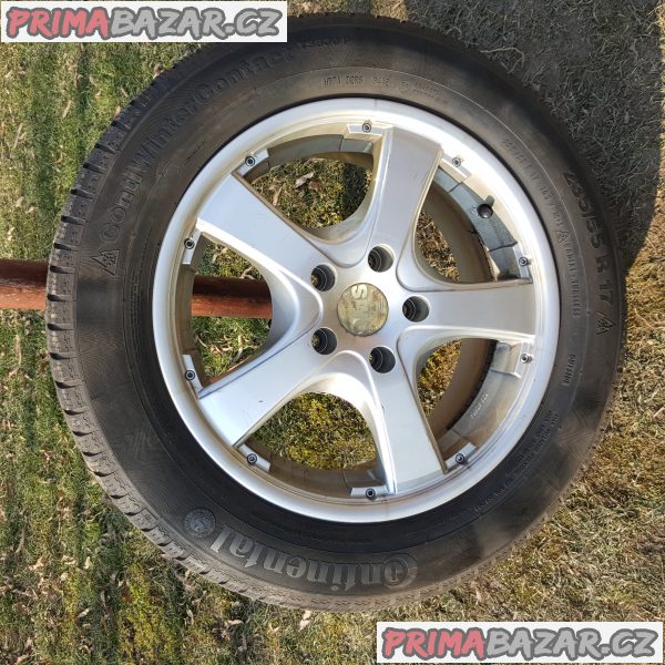 Zimní Sada Alu Kola 5x120 235/55 R17 Transporter Touareg