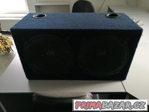 SUBWOOFER+ZESILOVAČ HELL FIRE..DO BMW 525 D.SEDAN