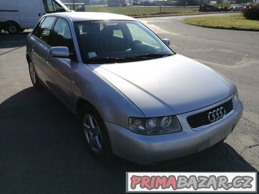 AUDI A3 1,9 TDi 96 KW.03/2002.KLIMA.6 RYCHLOSTÍ