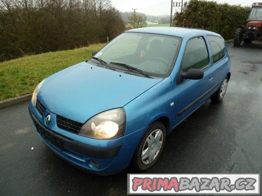 RENAULT CLIO 1,2i 43 KW..02/2003  LPG....KLIMA