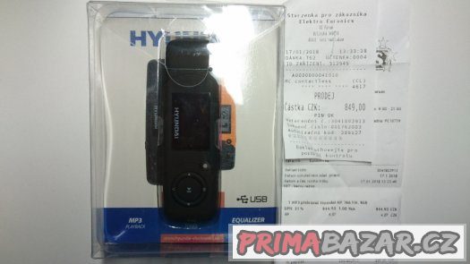 MP3 přehrávač Hyundai MP 366 8GB FM B černý
