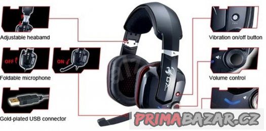 Prodam Herni sluchatka Genius GX Gaming CAVIMANUS HS-G700V Prodam Herni sluchatka Genius GX Gaming CAVIMANUS HS-G700V