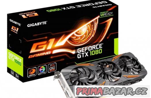 Grafická karta GIGABYTE GeForce GTX 1080 G1 Gaming Grafická karta GIGABYTE GeForce GTX 1080 G1 Gaming
