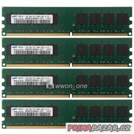 4 x 4GB paměti DDR2 800MHZ pro AMD