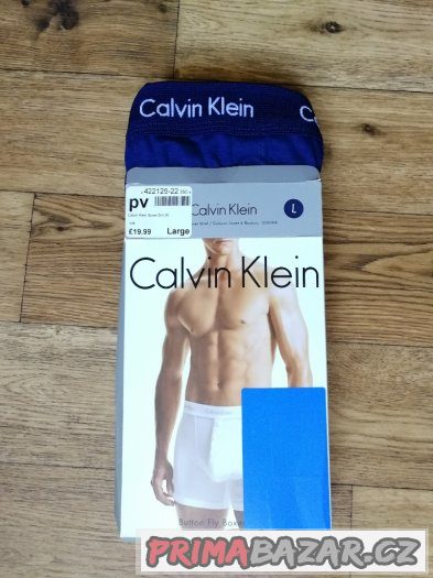 Pánské boxerky CALVIN KLEIN Blue - velikost L/G