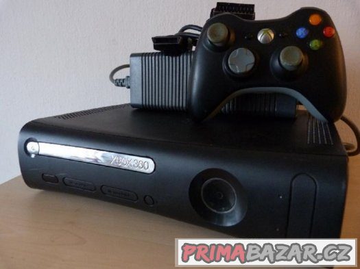 KONZOLE XBOX 360 MICROSOFT 120GB 3 GENERACE VYČIŠTĚN SEŘÍZEN