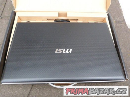 MSI FX610 HERNÍ NOTEBOOK ROK 2011 PC12000.- HD 320GB RAM 4GB