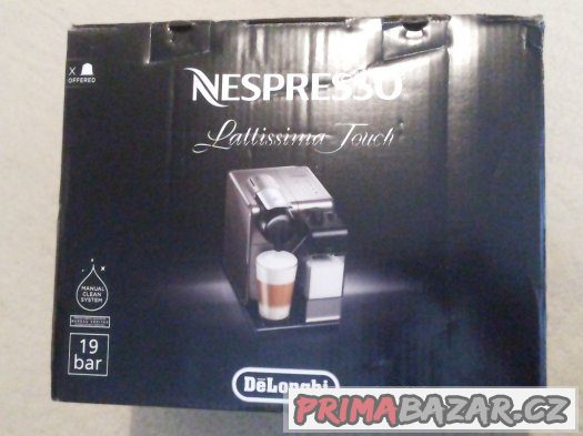 Nový nevybalený kávovar Nespresso Lattissima Touch