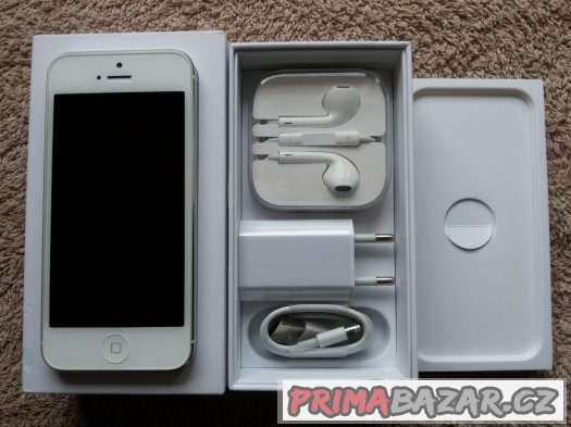 Apple iPhone 5 16GB,Pěkný s krabicí, zárukou