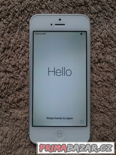 Apple iPhone 5 16GB,Pěkný s krabicí, zárukou