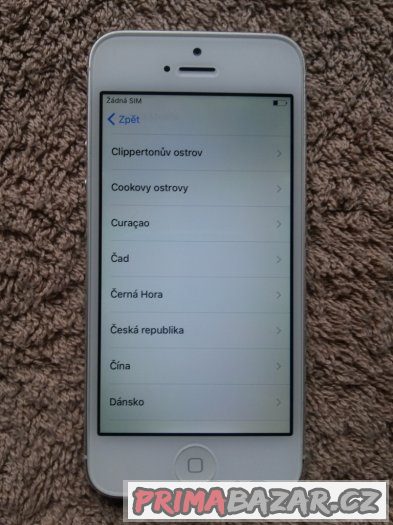 Apple iPhone 5 16GB,Pěkný s krabicí, zárukou