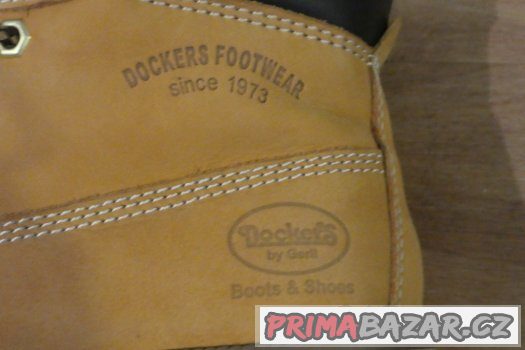 Kožené boty, Dockers, vel. 39 Kožené boty, Dockers, vel. 39