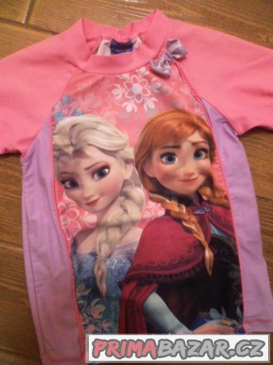 plavkové tričko s Elsou ledové království vel. 110