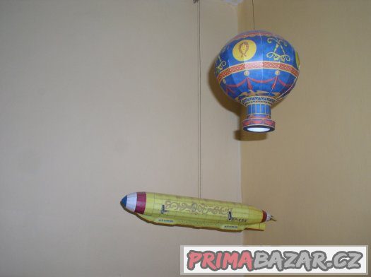 vystřihovánka Betexa Vzdušné koráby-balón a vzducholoď
