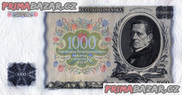 Bankovka 1000kčs 1934