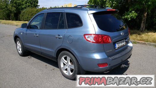 Hyundai SantaFe 2,2CRDi 114kW, 2007, 1.majitel, kůže, tažné