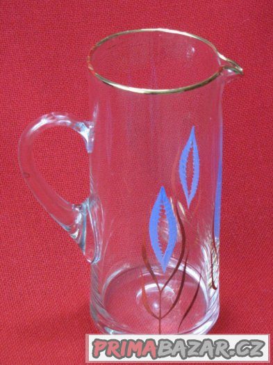 Skleněný džbán – malované sklo, objem 1,5 l
