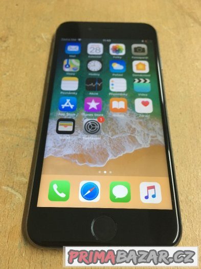 Apple iPhone 6 16GB space grey, pěkný stav, 3 měsíce záruka