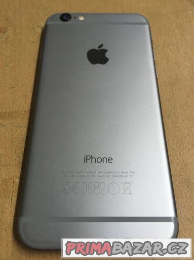 Apple iPhone 6 16GB space grey, pěkný stav, 3 měsíce záruka