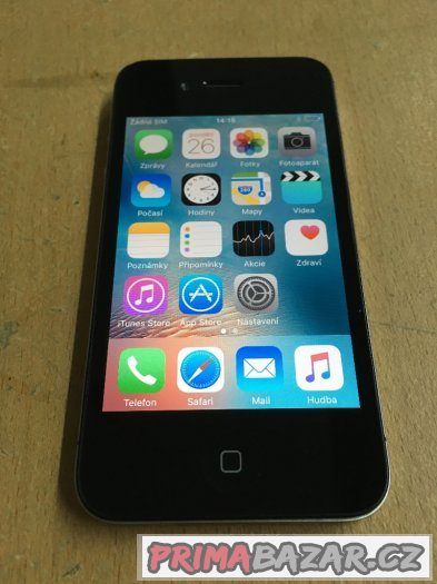 Apple iPhone 4S 16GB space grey, 3 měsíce záruka