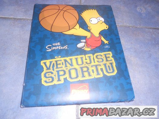 Simpsonovi: věnuj se sportu-album s kartičkami