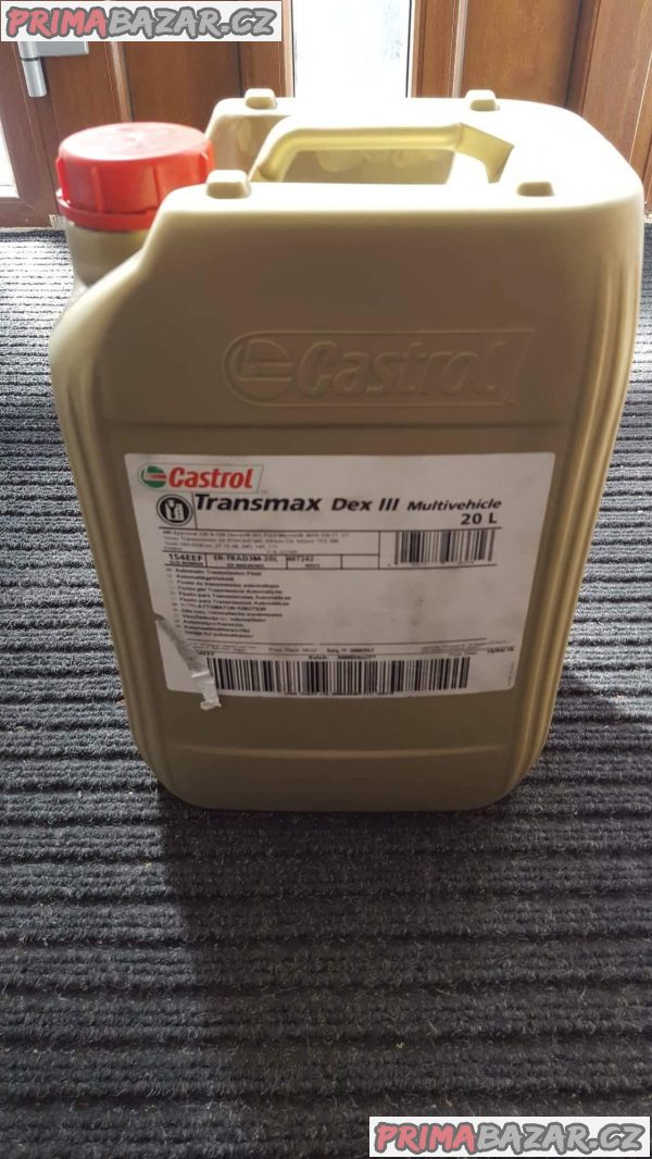 prodám nový Castrol Transmax dexIII multivehicle 20l