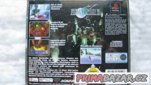 PSX Hra Final Fantasy VII 7,NĚMECKÁ VERZE-kompletní