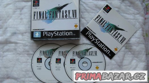 PSX Hra Final Fantasy VII 7,NĚMECKÁ VERZE-kompletní