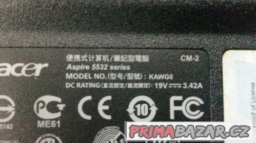 Notebook Acer Aspire 5532 - na náhradní díly