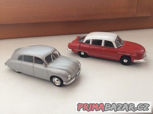 2x kovový model 1:43 Tatra T600,T603-1