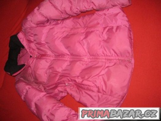 dámská bunda peřovka ORSAY luxusní, růžová, vel. 38