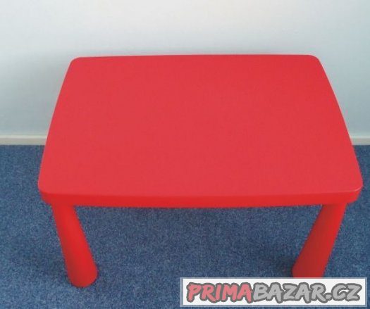 Dětský stůl - Mammut, Ikea-Červený