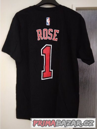 Pánské Adidas triko, černé, Chicago, 1 Rose, velikost L
