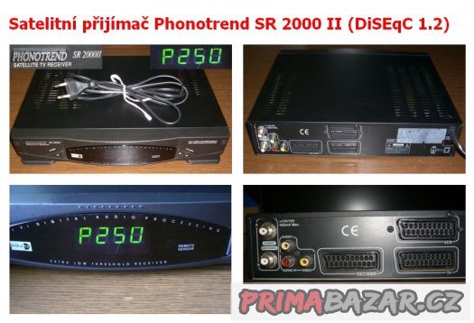 Satelitní přijímač Phonotrend SR 2000 II - DiSEqC 1.2