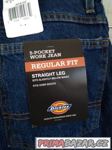 Pánské džíny DICKIES, regular fit, 30 x 30