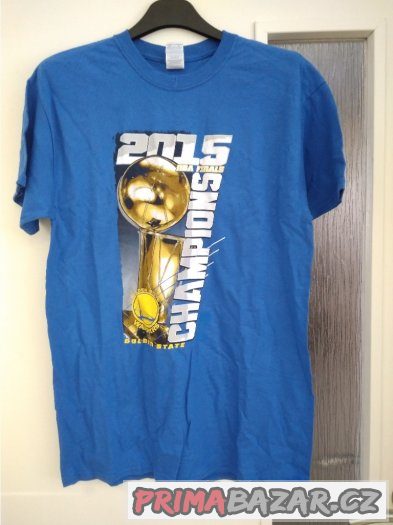 Pánské modré triko NBA Finals Champions 2015, velikost M Pánské modré triko NBA Finals Champions 2015, velikost M